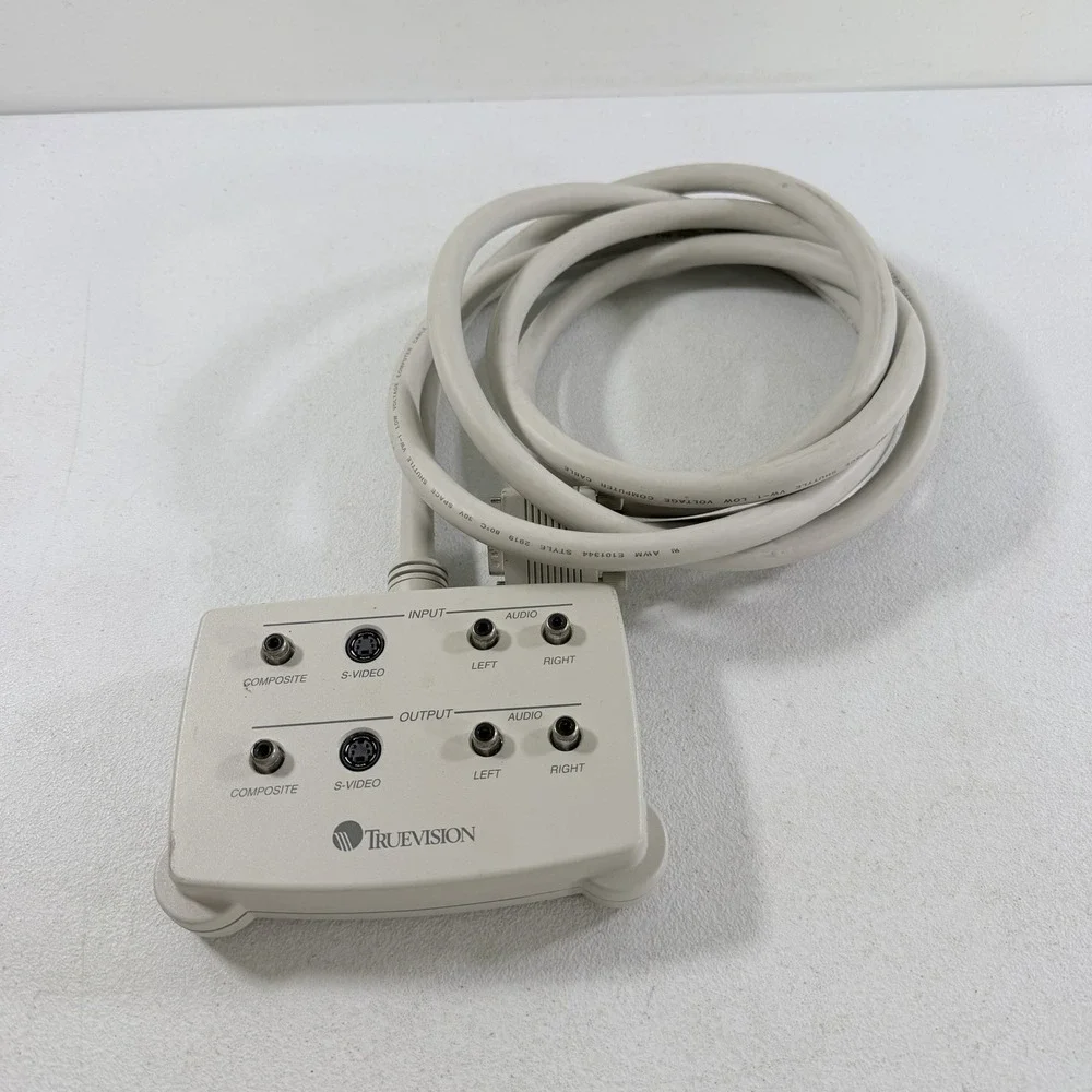 TrueVision Audio & Video Mini Breakout Box 07-0199-00 A D-Sub Connector